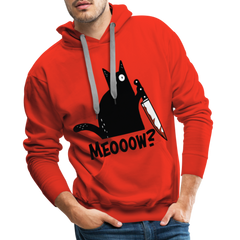 Meow Murder Cat | Men’s Premium Hoodie - Rot