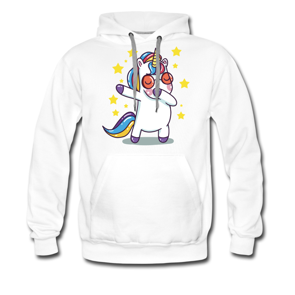 Dab Einhorn | Men’s Premium Hoodie - Weiß