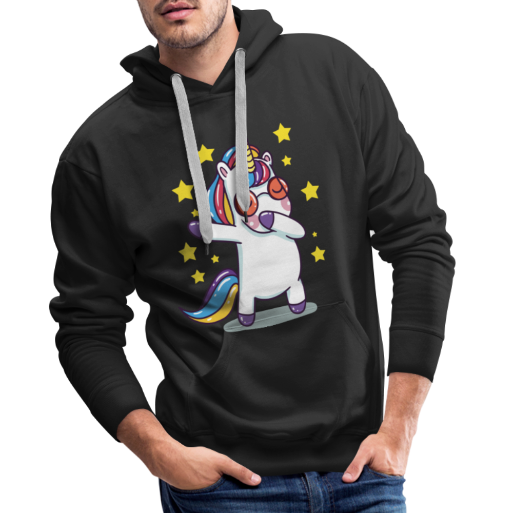 Dab Einhorn | Men’s Premium Hoodie - Schwarz