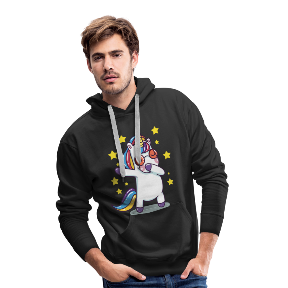 Dab Einhorn | Men’s Premium Hoodie - Schwarz