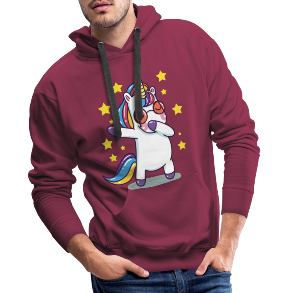 Dab Einhorn | Men’s Premium Hoodie - Bordeaux