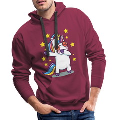 Dab Einhorn | Men’s Premium Hoodie - Bordeaux