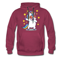 Dab Einhorn | Men’s Premium Hoodie - Bordeaux