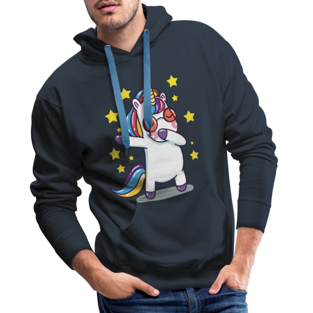 Dab Einhorn | Men’s Premium Hoodie - Navy