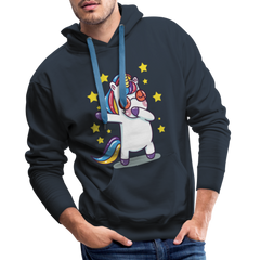 Dab Einhorn | Men’s Premium Hoodie - Navy