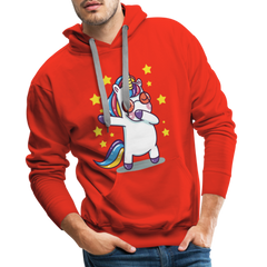 Dab Einhorn | Men’s Premium Hoodie - Rot