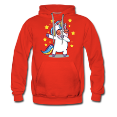 Dab Einhorn | Men’s Premium Hoodie - Rot