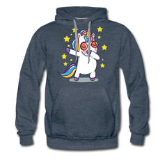 Dab Einhorn | Men’s Premium Hoodie - Jeansblau