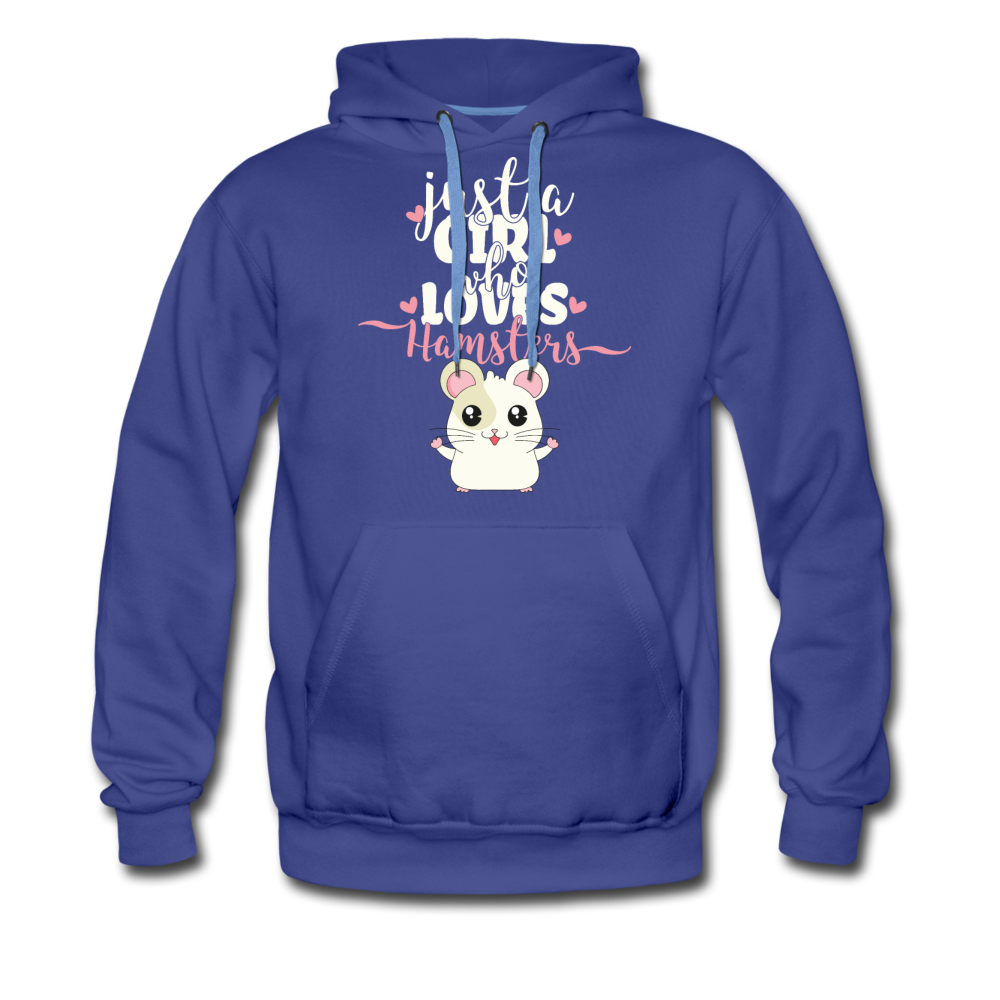 Just A Girl Who Loves Hamsters | Men’s Premium Hoodie - Königsblau