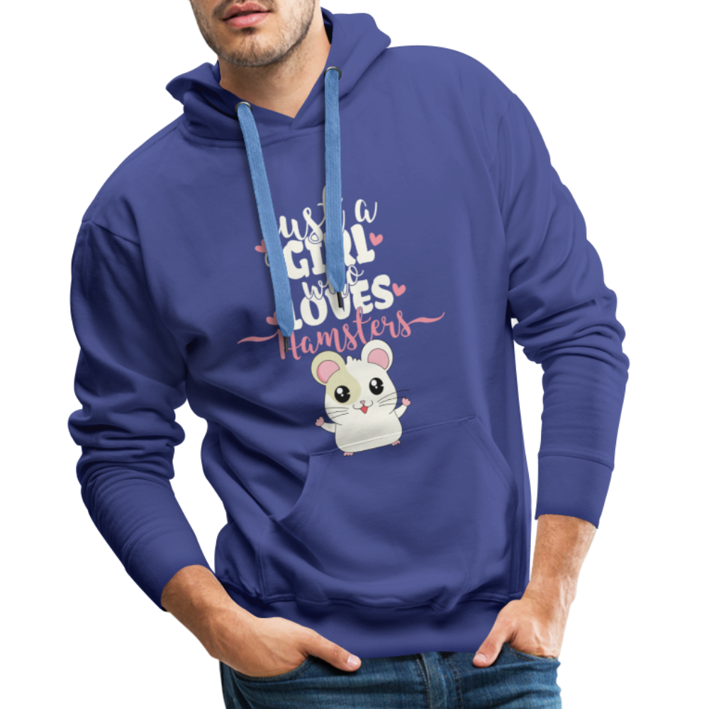 Just A Girl Who Loves Hamsters | Men’s Premium Hoodie - Königsblau