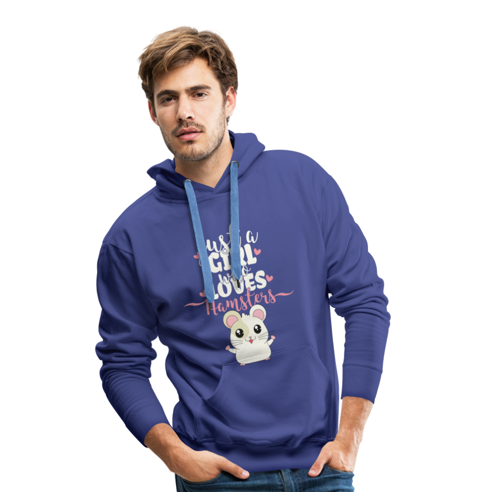 Just A Girl Who Loves Hamsters | Men’s Premium Hoodie - Königsblau