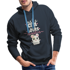 Just A Girl Who Loves Hamsters | Men’s Premium Hoodie - Navy