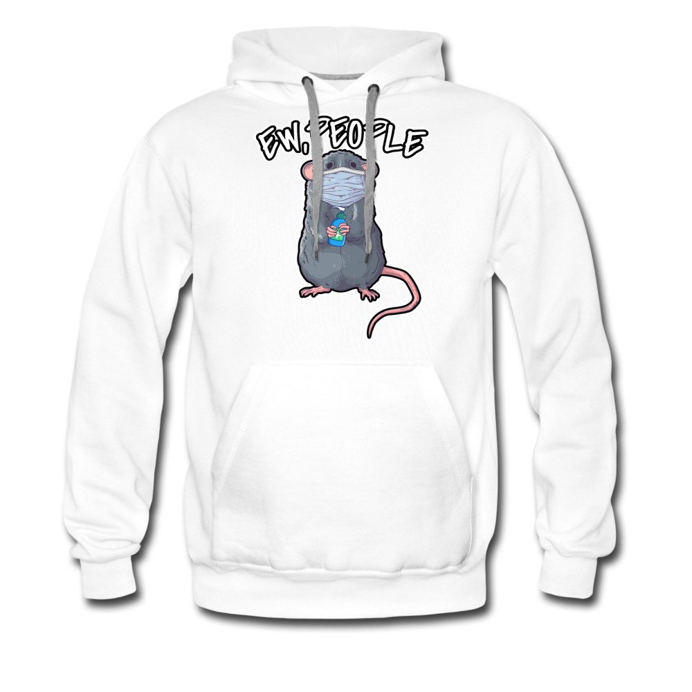 Ew People Ratte | Men’s Premium Hoodie - Weiß