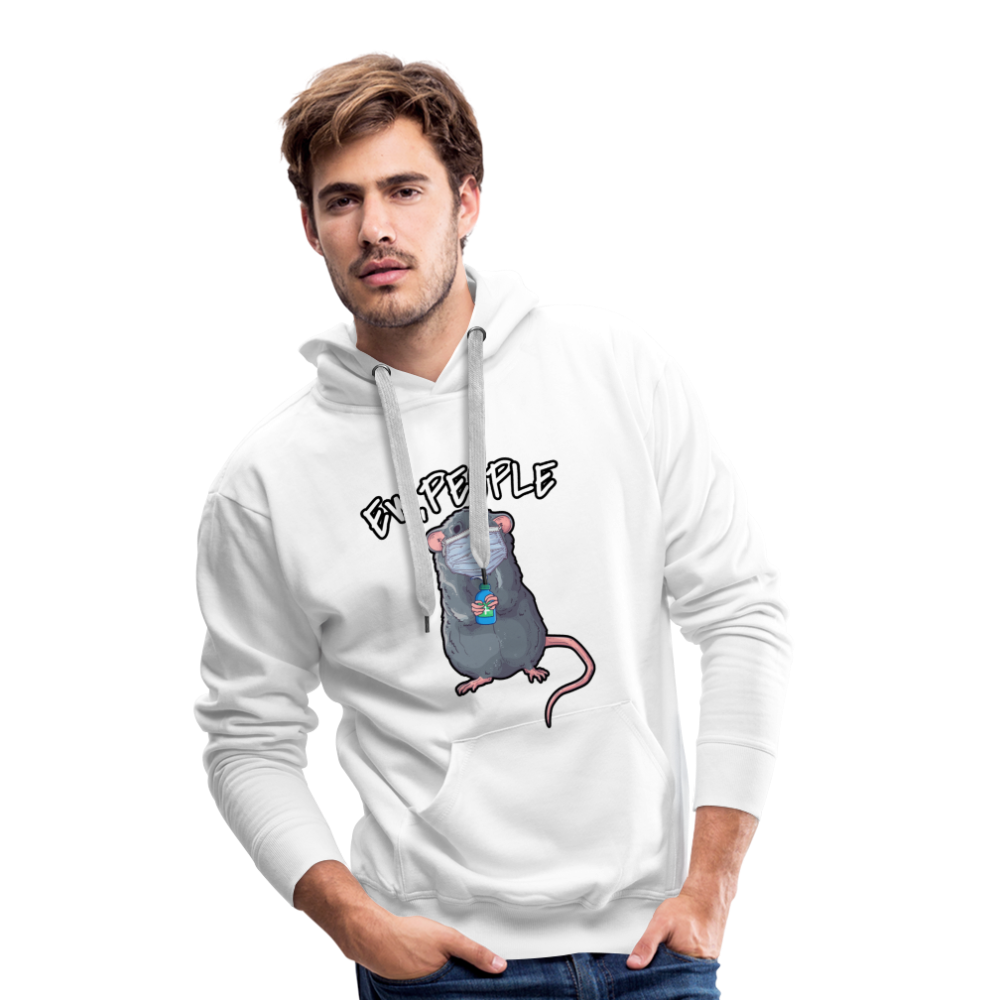 Ew People Ratte | Men’s Premium Hoodie - Weiß