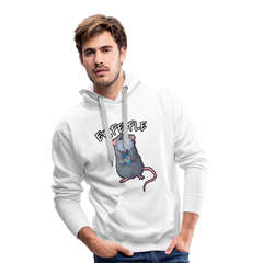 Ew People Ratte | Men’s Premium Hoodie - Weiß
