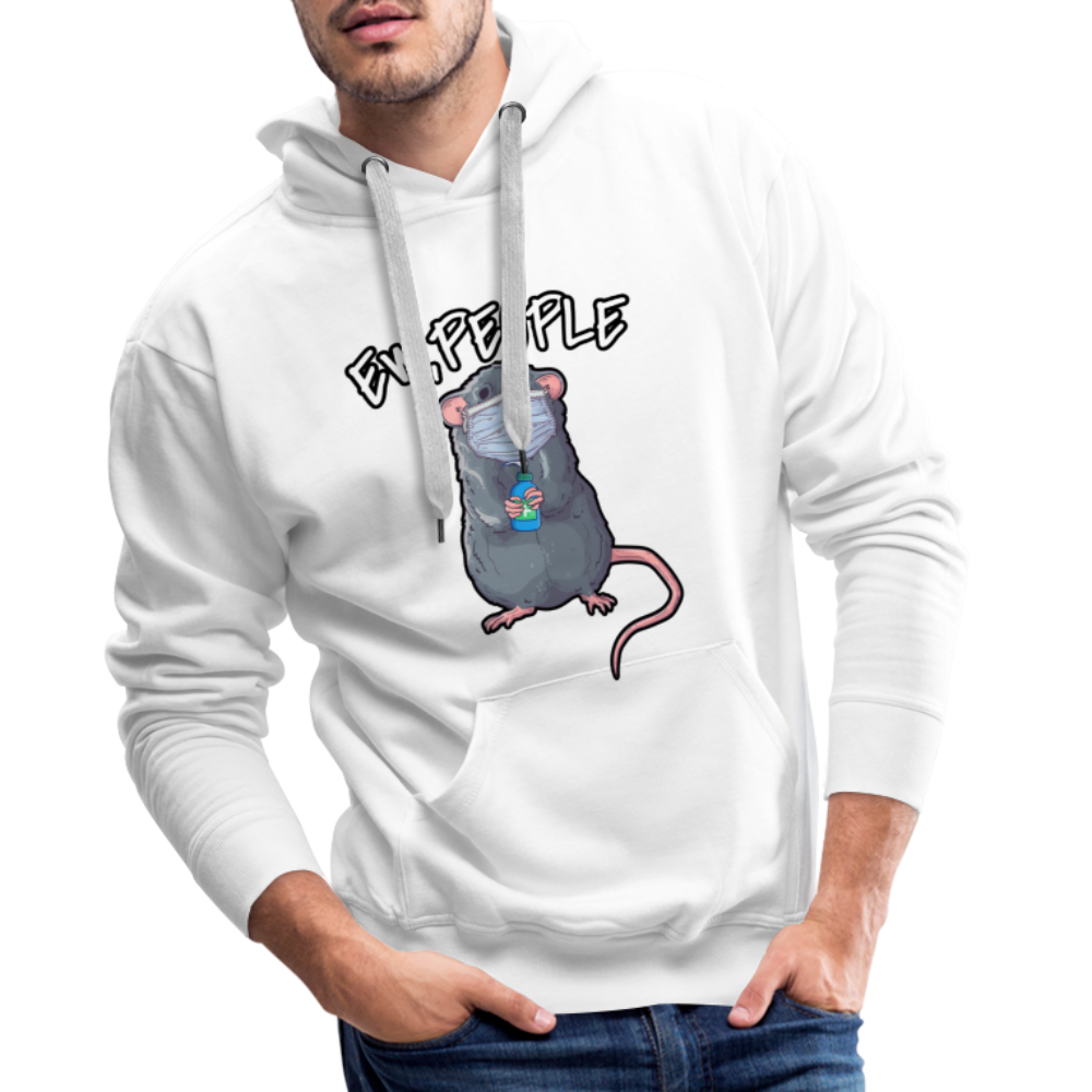 Ew People Ratte | Men’s Premium Hoodie - Weiß