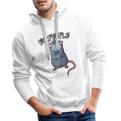 Ew People Ratte | Men’s Premium Hoodie - Weiß