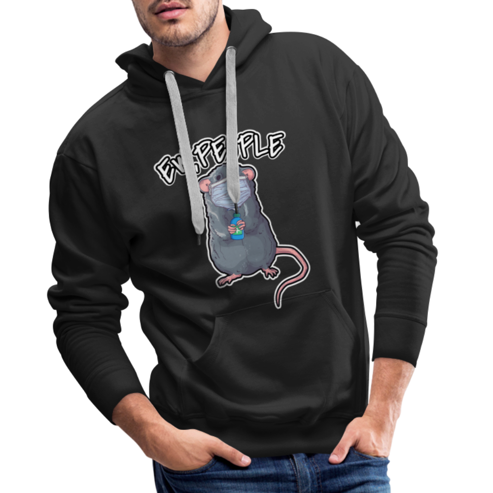 Ew People Ratte | Men’s Premium Hoodie - Schwarz
