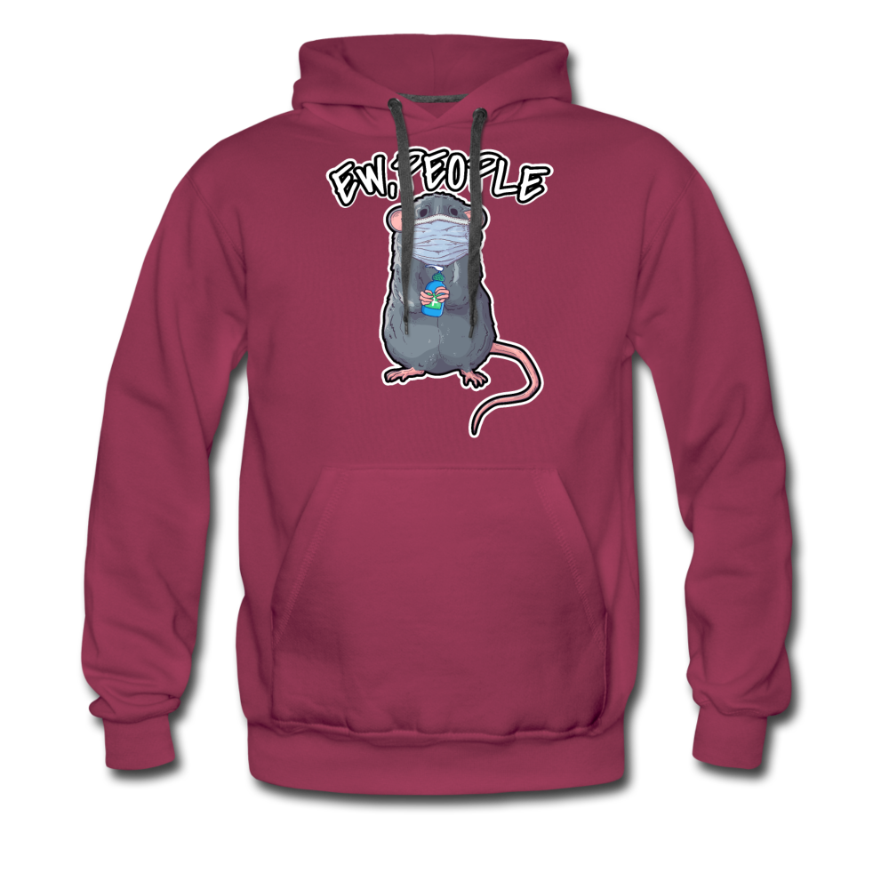 Ew People Ratte | Men’s Premium Hoodie - Bordeaux