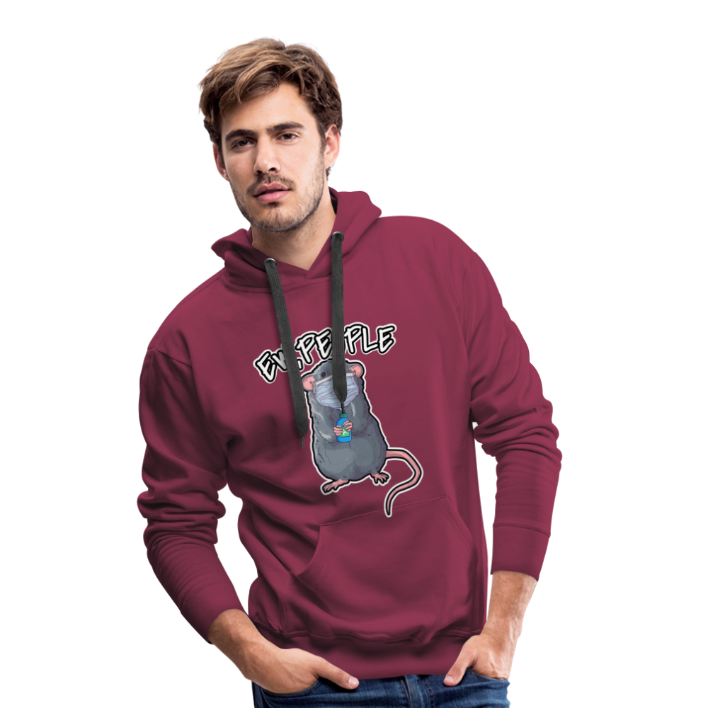 Ew People Ratte | Men’s Premium Hoodie - Bordeaux