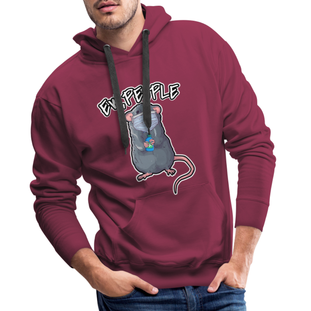 Ew People Ratte | Men’s Premium Hoodie - Bordeaux