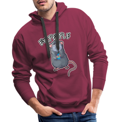 Ew People Ratte | Men’s Premium Hoodie - Bordeaux