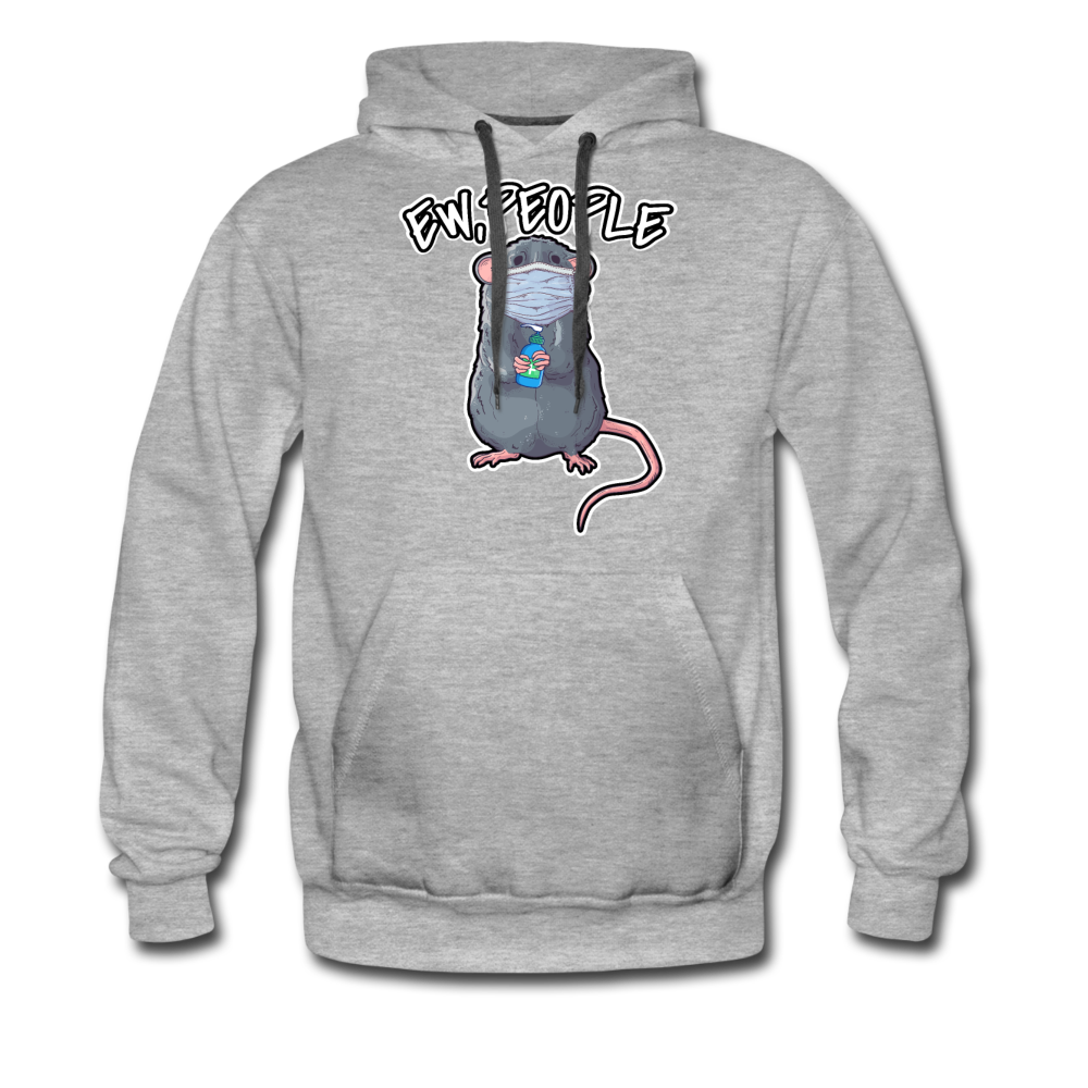 Ew People Ratte | Men’s Premium Hoodie - Grau meliert