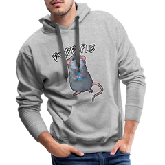 Ew People Ratte | Men’s Premium Hoodie - Grau meliert