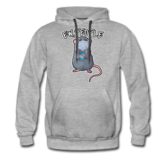 Ew People Ratte | Men’s Premium Hoodie - Grau meliert