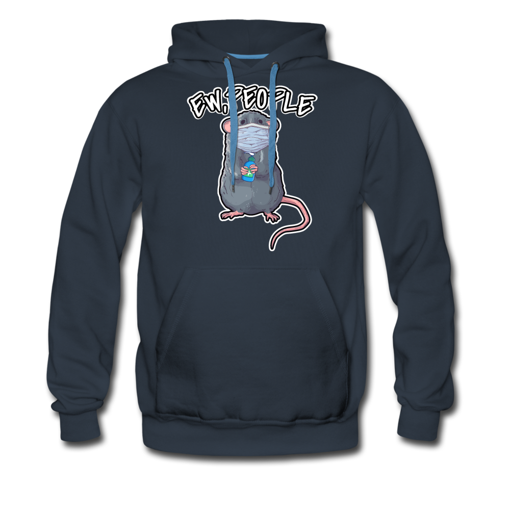 Ew People Ratte | Men’s Premium Hoodie - Navy