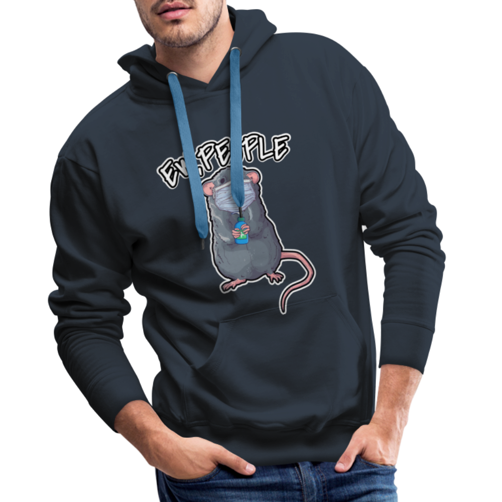 Ew People Ratte | Men’s Premium Hoodie - Navy