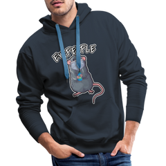 Ew People Ratte | Men’s Premium Hoodie - Navy