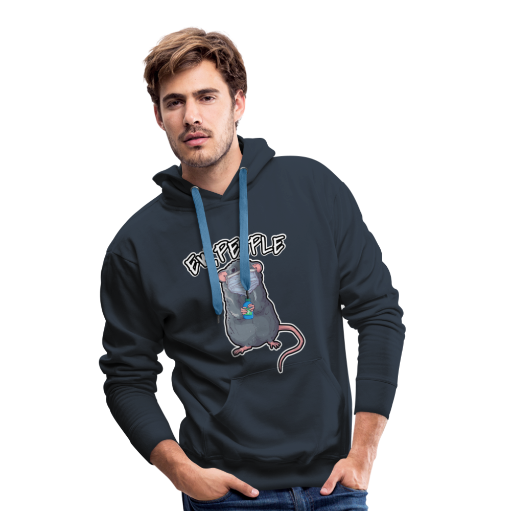 Ew People Ratte | Men’s Premium Hoodie - Navy
