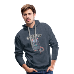 Ew People Ratte | Men’s Premium Hoodie - Jeansblau