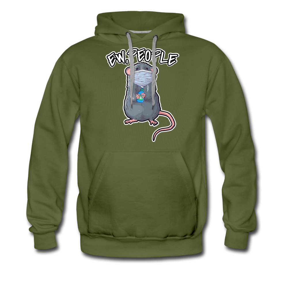Ew People Ratte | Men’s Premium Hoodie - Olivgrün