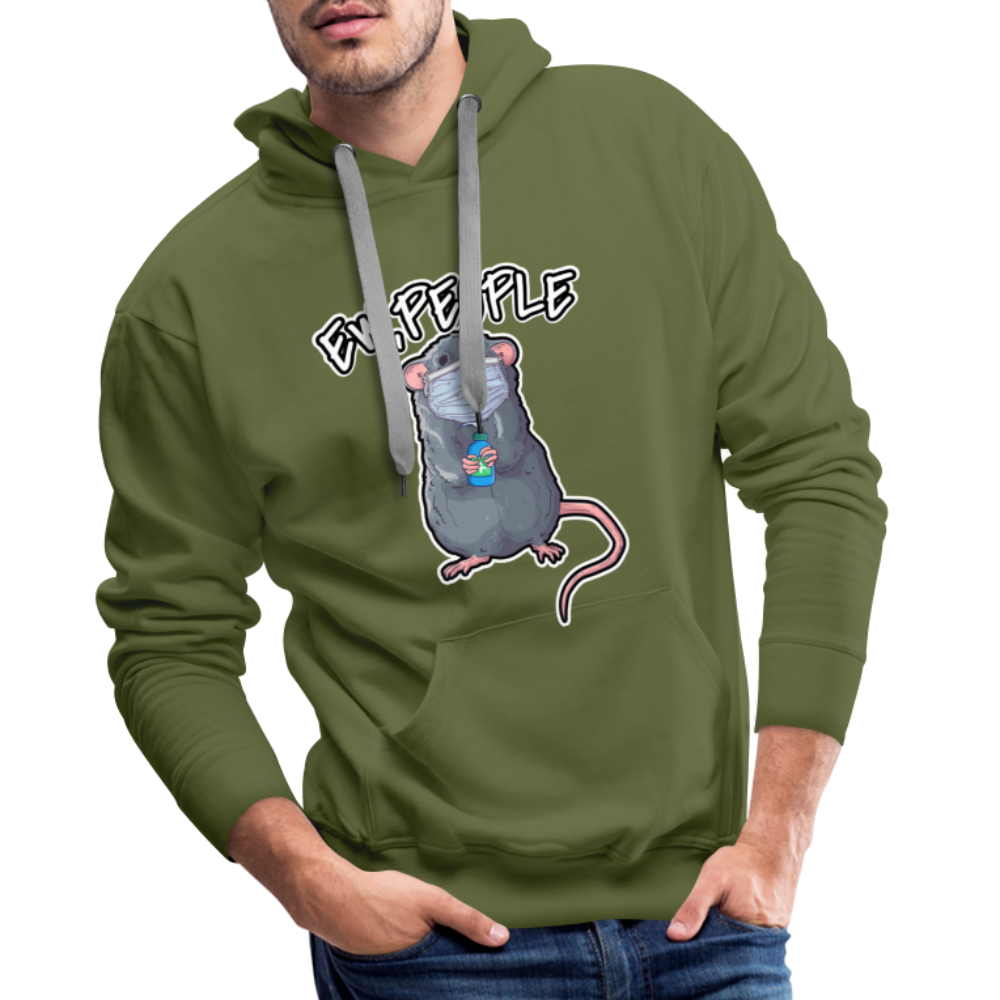 Ew People Ratte | Men’s Premium Hoodie - Olivgrün