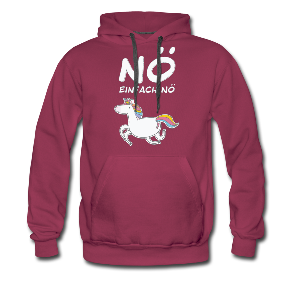 Nö Einhorn | Men’s Premium Hoodie - Bordeaux