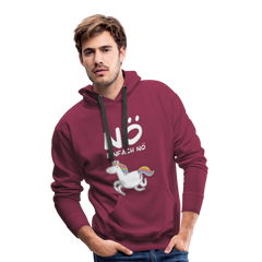Nö Einhorn | Men’s Premium Hoodie - Bordeaux