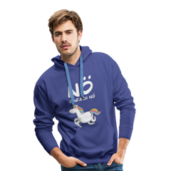 Nö Einhorn | Men’s Premium Hoodie - Königsblau