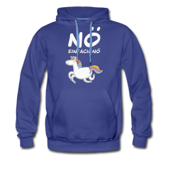 Nö Einhorn | Men’s Premium Hoodie - Königsblau