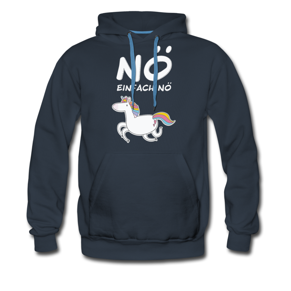 Nö Einhorn | Men’s Premium Hoodie - Navy