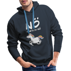 Nö Einhorn | Men’s Premium Hoodie - Navy