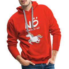 Nö Einhorn | Men’s Premium Hoodie - Rot