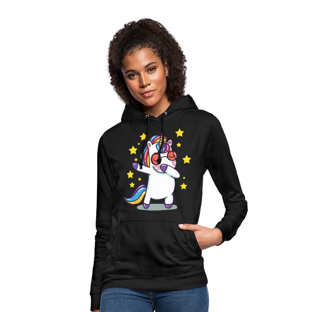 Dab Einhorn | Frauen Hoodie - Schwarz