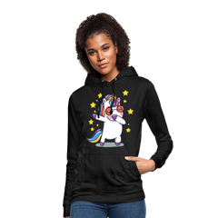 Dab Einhorn | Frauen Hoodie - Schwarz
