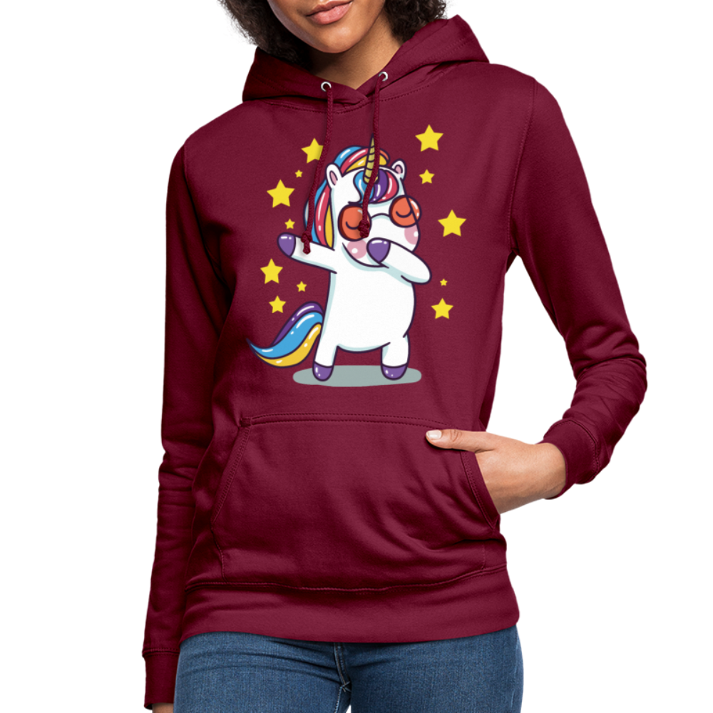Dab Einhorn | Frauen Hoodie - Bordeaux