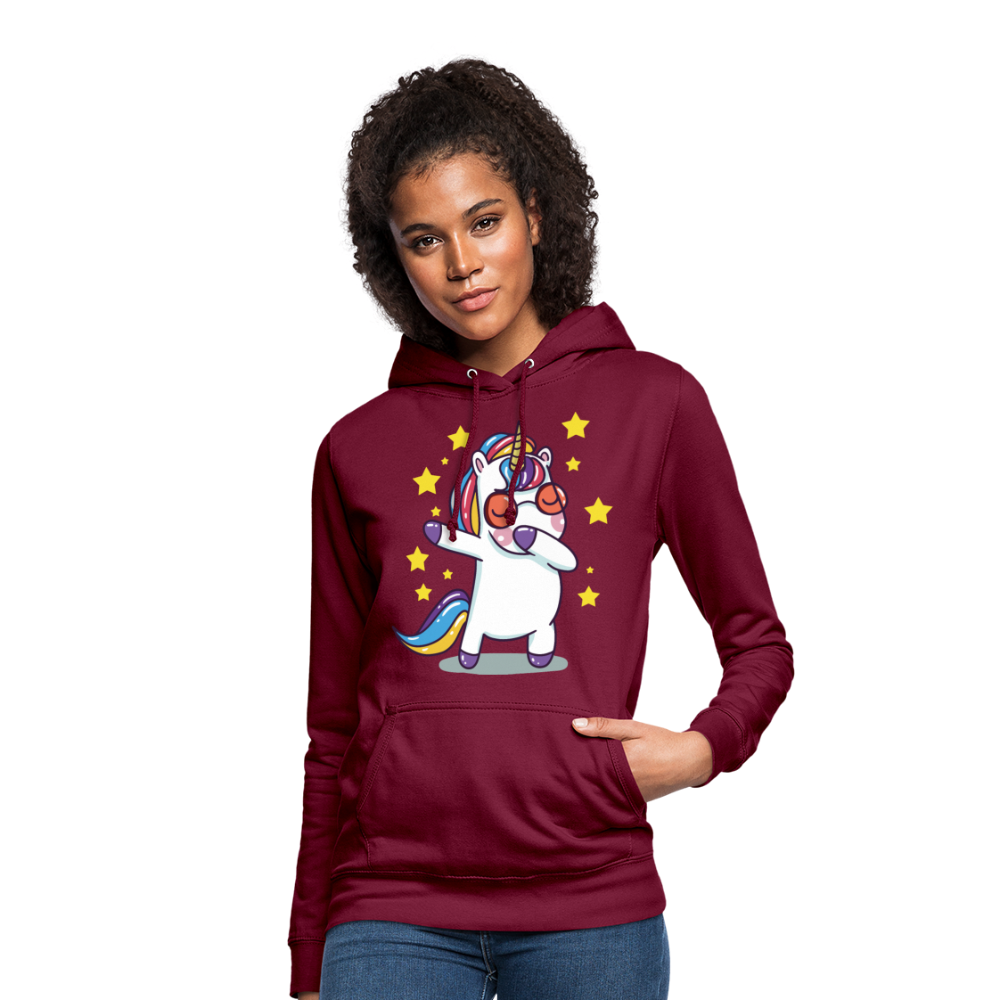 Dab Einhorn | Frauen Hoodie - Bordeaux
