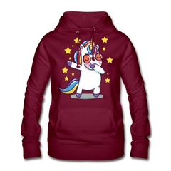 Dab Einhorn | Frauen Hoodie - Bordeaux