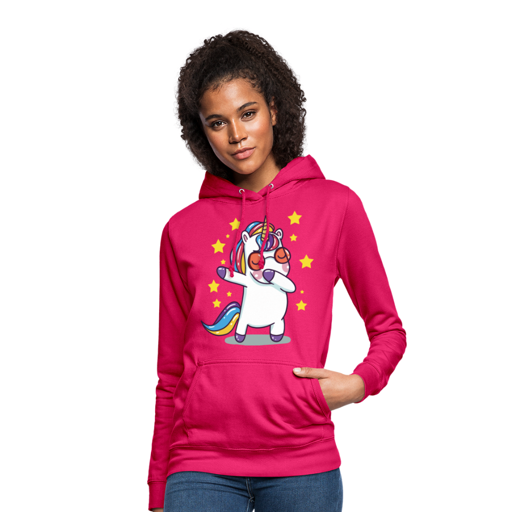 Dab Einhorn | Frauen Hoodie - dunkles Pink
