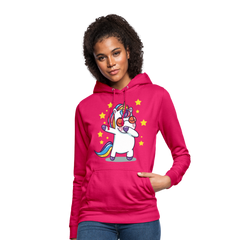 Dab Einhorn | Frauen Hoodie - dunkles Pink